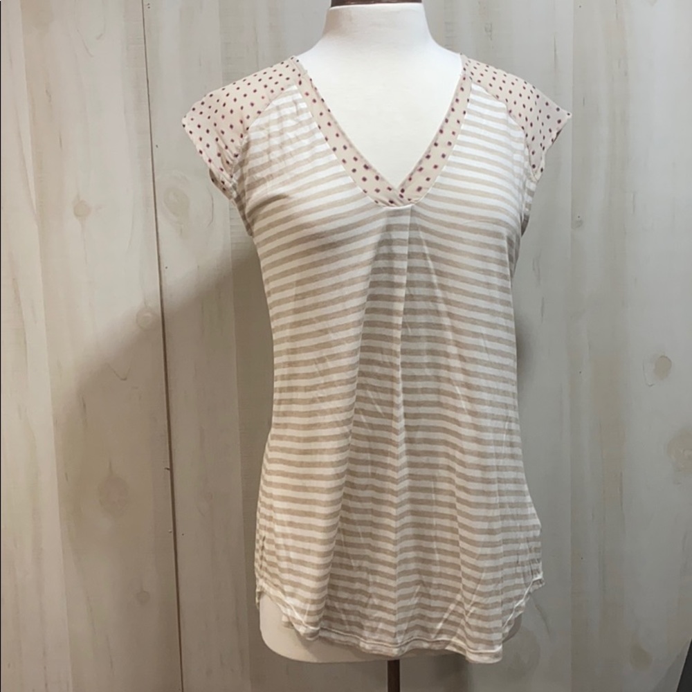 Little Yellow Button Top Size M
